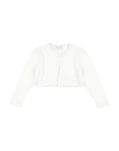 Monnalisa Toddler Girl Cardigan White Size 3 Cotton In White