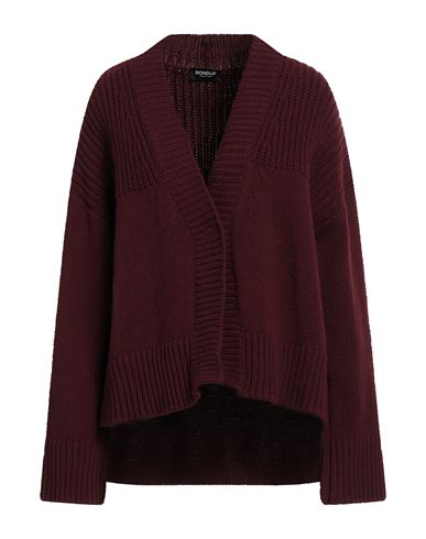 Shop Dondup Woman Cardigan Garnet Size 6 Wool, Cashmere In Red