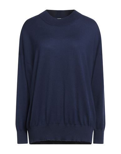 Massimo Alba Woman Sweater Navy Size L Cashmere In Blue
