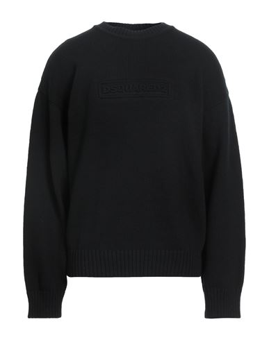 DSQUARED2 DSQUARED2 MAN SWEATER BLACK SIZE M COTTON 