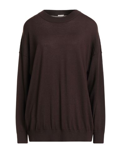 Massimo Alba Woman Sweater Chocolate Brown Size L Wool