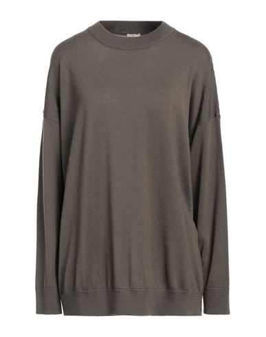 Massimo Alba Woman Sweater Military Green Size M Wool