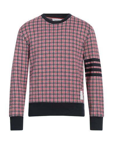 THOM BROWNE THOM BROWNE MAN SWEATER RED SIZE 5 COTTON 