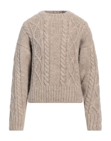 Dsquared2 Man Sweater Beige Size L Alpaca Wool, Cotton, Wool In Sand