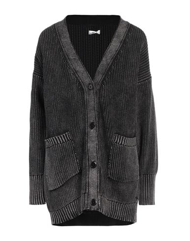 Replay Woman Cardigan Black Size S Cotton In Black