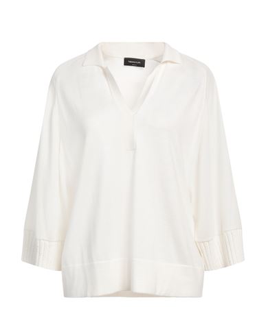 Fabiana Filippi Woman Sweater Ivory Size 8 Silk, Cotton In White