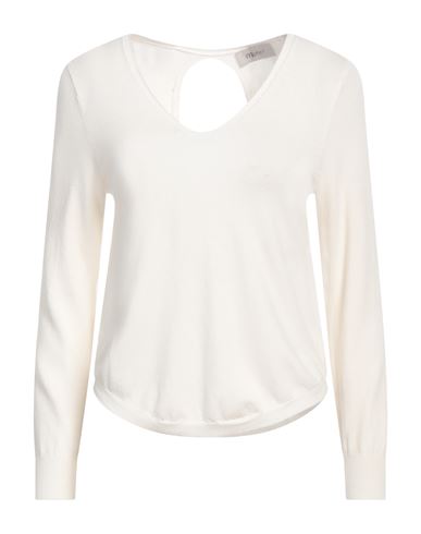 MOTEL MOTEL WOMAN SWEATER IVORY SIZE ONESIZE VISCOSE, POLYAMIDE 