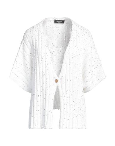 Fabiana Filippi Woman Cardigan White Size 2 Cotton In White