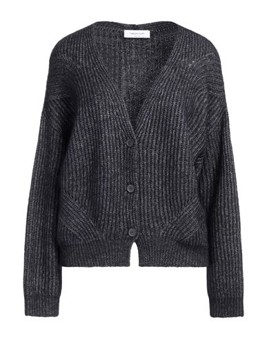 Fabiana Filippi Woman Cardigan Midnight Blue Size 12 Alpaca Wool, Cotton In Blue