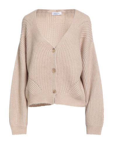 Fabiana Filippi Woman Cardigan Blush Size 8 Alpaca Wool, Cotton In Pink