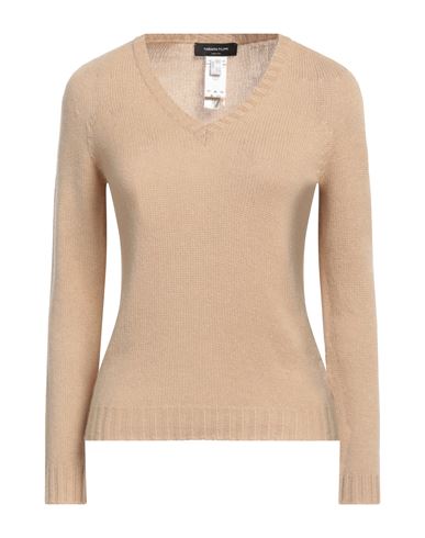 FABIANA FILIPPI FABIANA FILIPPI WOMAN SWEATER SAND SIZE 6 CASHMERE 