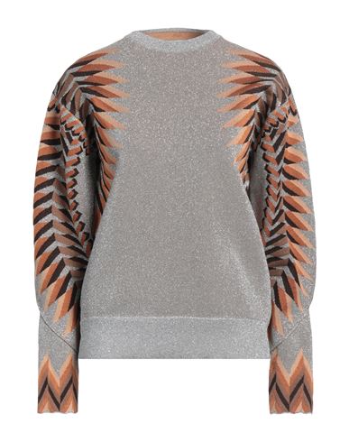 RABANNE RABANNE WOMAN SWEATER TAUPE SIZE XS VISCOSE, METALLIC POLYESTER, POLYAMIDE, POLYESTER 