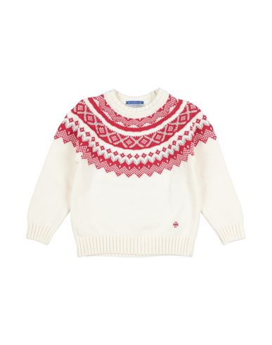 Jacob Cohёn Toddler Boy Sweater Off White Size 4 Cotton, Merino Wool In Off White