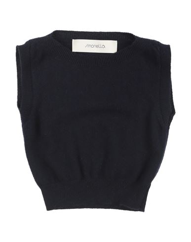Simonetta Toddler Girl Sweater Midnight Blue Size 4 Cashmere In Blue