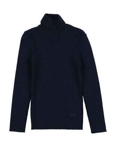ELISABETTA FRANCHI ELISABETTA FRANCHI LA MIA BAMBINA TODDLER GIRL TURTLENECK NAVY SIZE 6 VISCOSE, POLYESTER, POLYAMIDE 