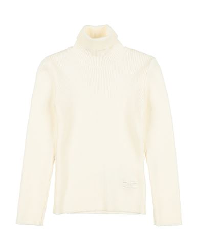 ELISABETTA FRANCHI ELISABETTA FRANCHI LA MIA BAMBINA TODDLER GIRL TURTLENECK IVORY SIZE 6 VISCOSE, POLYESTER, POLYAMIDE 