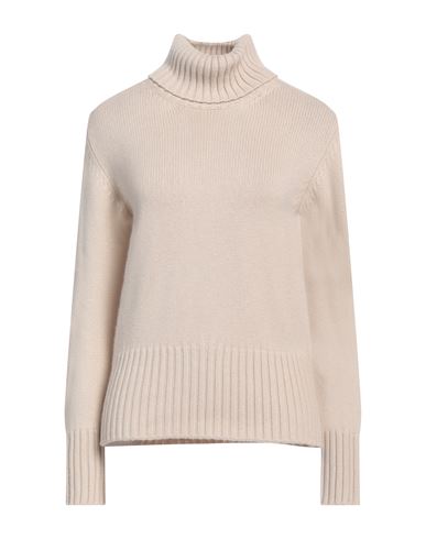 Fedeli Woman Turtleneck Cream Size 10 Cashmere In White