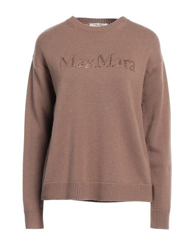 'S MAX MARA 'S MAX MARA WOMAN SWEATER BROWN SIZE XS WOOL, CASHMERE 