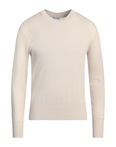 Burberry Man Sweater Beige Size L Wool In Beige