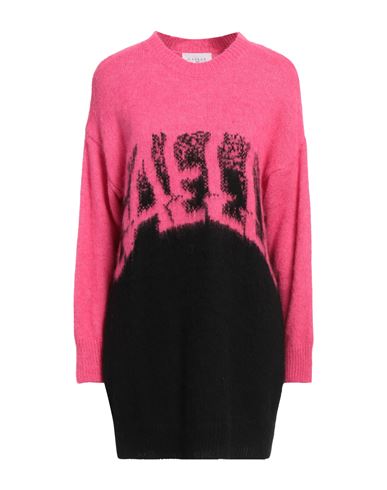 GAELLE PARIS GAËLLE PARIS WOMAN SWEATER FUCHSIA SIZE 0 ACRYLIC, POLYAMIDE, VISCOSE, WOOL 
