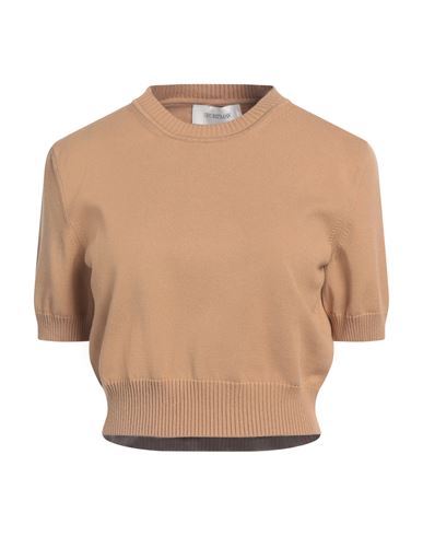 Sportmax Woman Sweater Camel Size L Viscose, Polyester In Beige