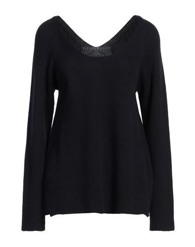 FABIANA FILIPPI FABIANA FILIPPI WOMAN SWEATER MIDNIGHT BLUE SIZE 10 VIRGIN WOOL, COTTON 