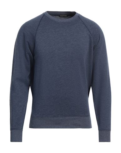 Tom Ford Raglan-sleeve Crew-neck Sweatshirt In Blue