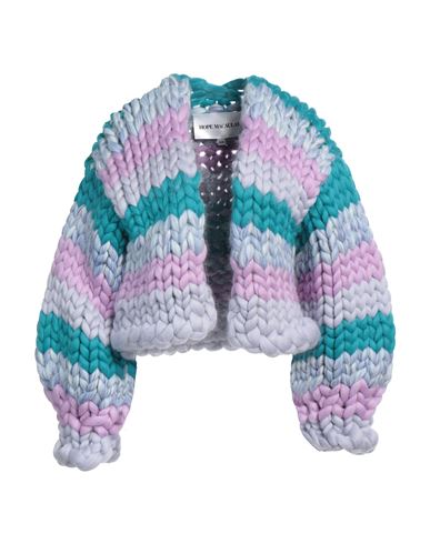 Hope Macaulay Woman Cardigan Lilac Size S/m Wool, Merino Wool, Bamboo