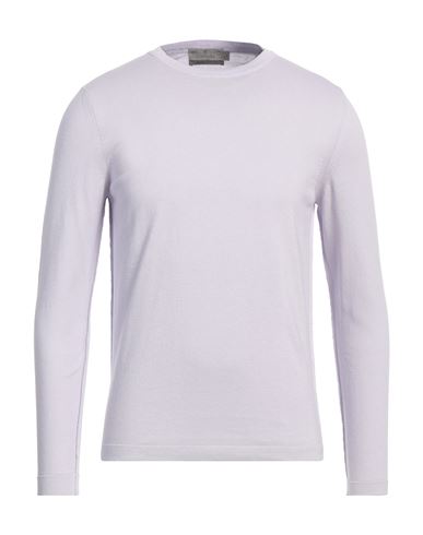 Canali Black Edition Man Sweater Lilac Size 46 Cotton, Elastane, Polyester In Purple