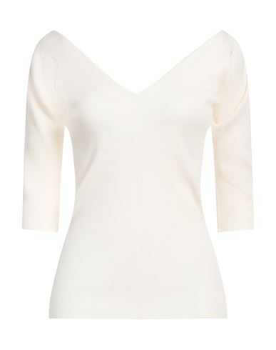 Weekend Max Mara Stretch-linen V-neck T-shirt In White
