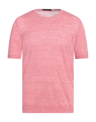 VIADESTE VIADESTE MAN SWEATER MAGENTA SIZE 50 LINEN 