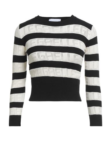 Gaelle Paris Gaëlle Paris Woman Sweater Ivory Size 3 Viscose, Polyester, Polyamide In Black