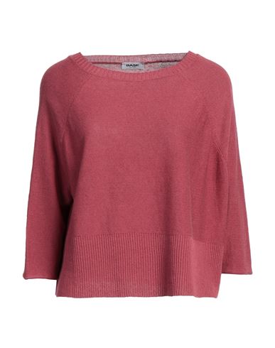 Shop Base Milano Woman Sweater Garnet Size 10 Linen, Cotton In Red