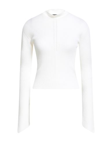 Rollkragenpullover Damen Weiß 34 Damen