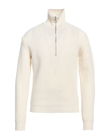 GREY DANIELE ALESSANDRINI GREY DANIELE ALESSANDRINI MAN TURTLENECK CREAM SIZE 40 WOOL, POLYAMIDE 