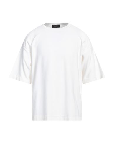 Maison Flaneur Maison Flâneur Man Sweater White Size 42 Polypropylene, Cotton In White