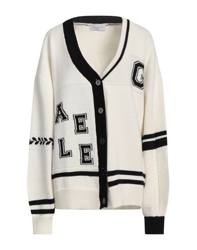 Gaelle Paris Gaëlle Paris Woman Cardigan Ivory Size 1 Polyacrylic, Wool, Alpaca Wool In White