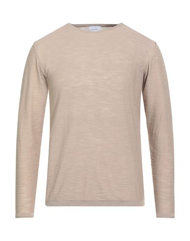 Seinse Man Sweater Beige Size Xxl Cotton In Sand
