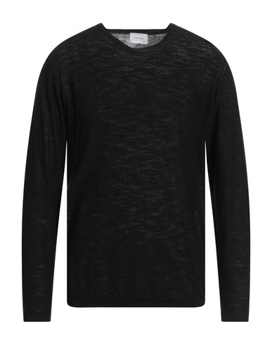 Sseinse Man Sweater Black Size Xl Cotton In Black