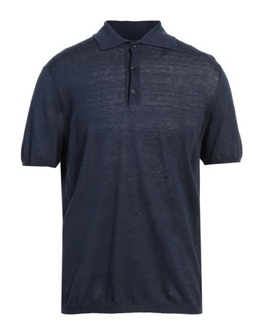 Shop Stile Latino Man Sweater Navy Size 44 Linen, Cotton