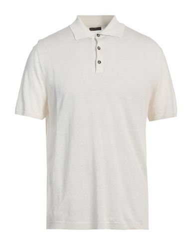 Shop Stile Latino Man Sweater Cream Size 46 Linen, Cotton In White