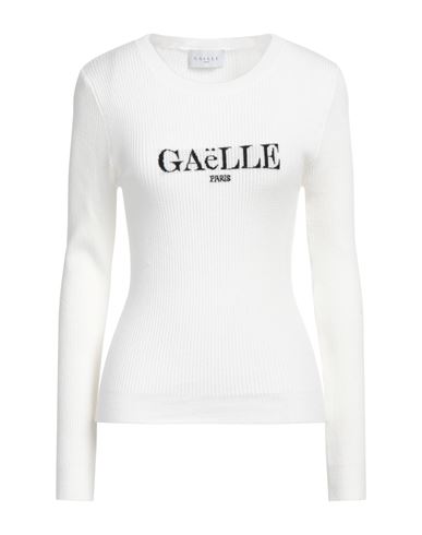 Shop Gaelle Paris Gaëlle Paris Woman Sweater Cream Size 1 Viscose, Polyester, Polyamide In White