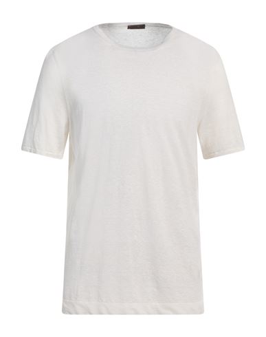Stile Latino Man Sweater White Size 44 Linen, Cashmere, Silk In White