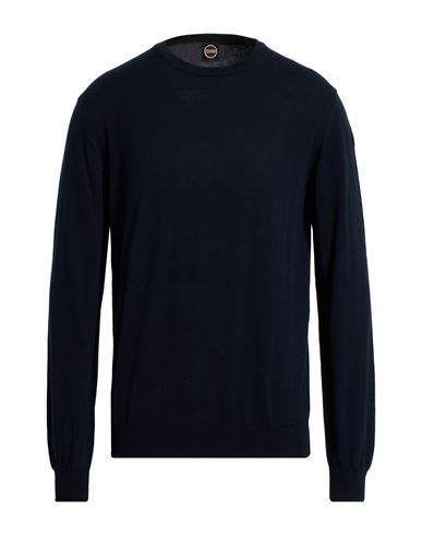 Colmar Man Sweater Midnight Blue Size L Cotton In Blue
