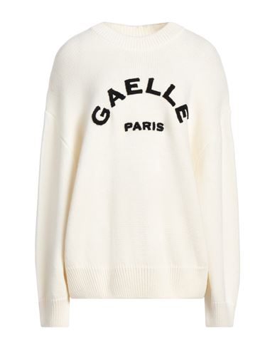 Gaelle Paris Gaëlle Paris Woman Sweater Ivory Size 1 Polyacrylic, Wool, Alpaca Wool In White