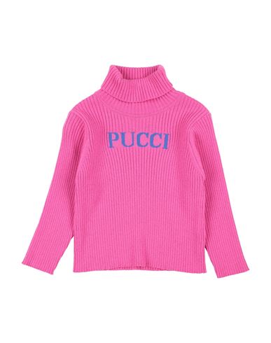 PUCCI PUCCI TODDLER GIRL TURTLENECK FUCHSIA SIZE 6 WOOL, CASHMERE 