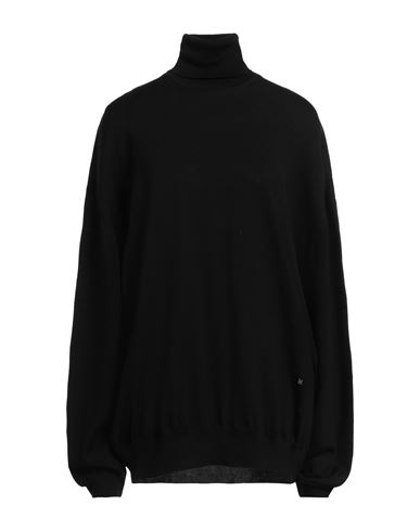 Moschino Couture Woman Turtleneck Black Size 8 Virgin Wool