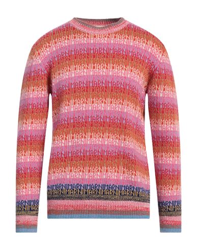 Shop Marni Man Sweater Pink Size 44 Virgin Wool