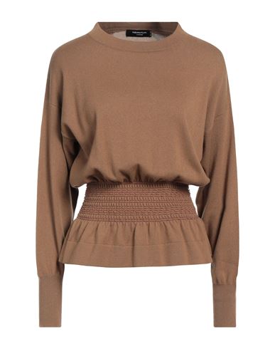 Fabiana Filippi Woman Sweater Camel Size 4 Cashmere In Beige