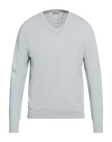 Altea Man Sweater Sky Blue Size S Linen, Cotton In Blue